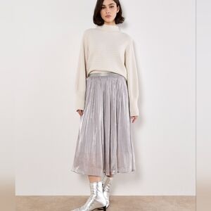 Silver Shine Ballet Skirt